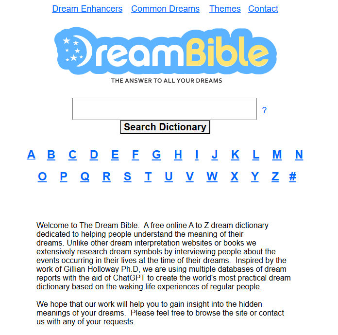 Dream Bible	