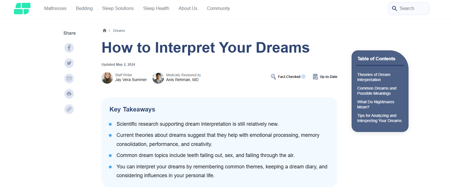 Dream Interpretation	