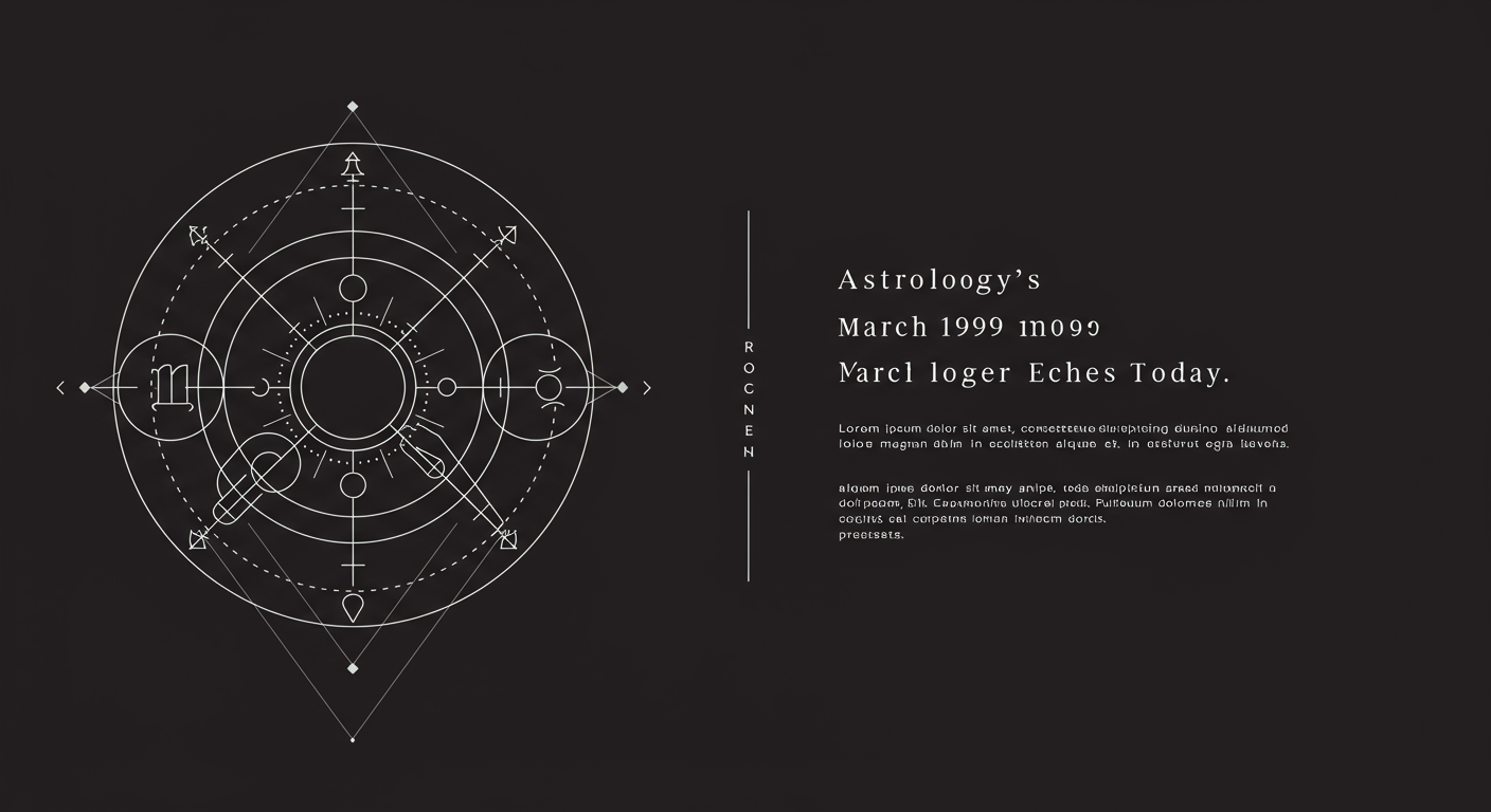Astrology's March 1999 Echoes Today