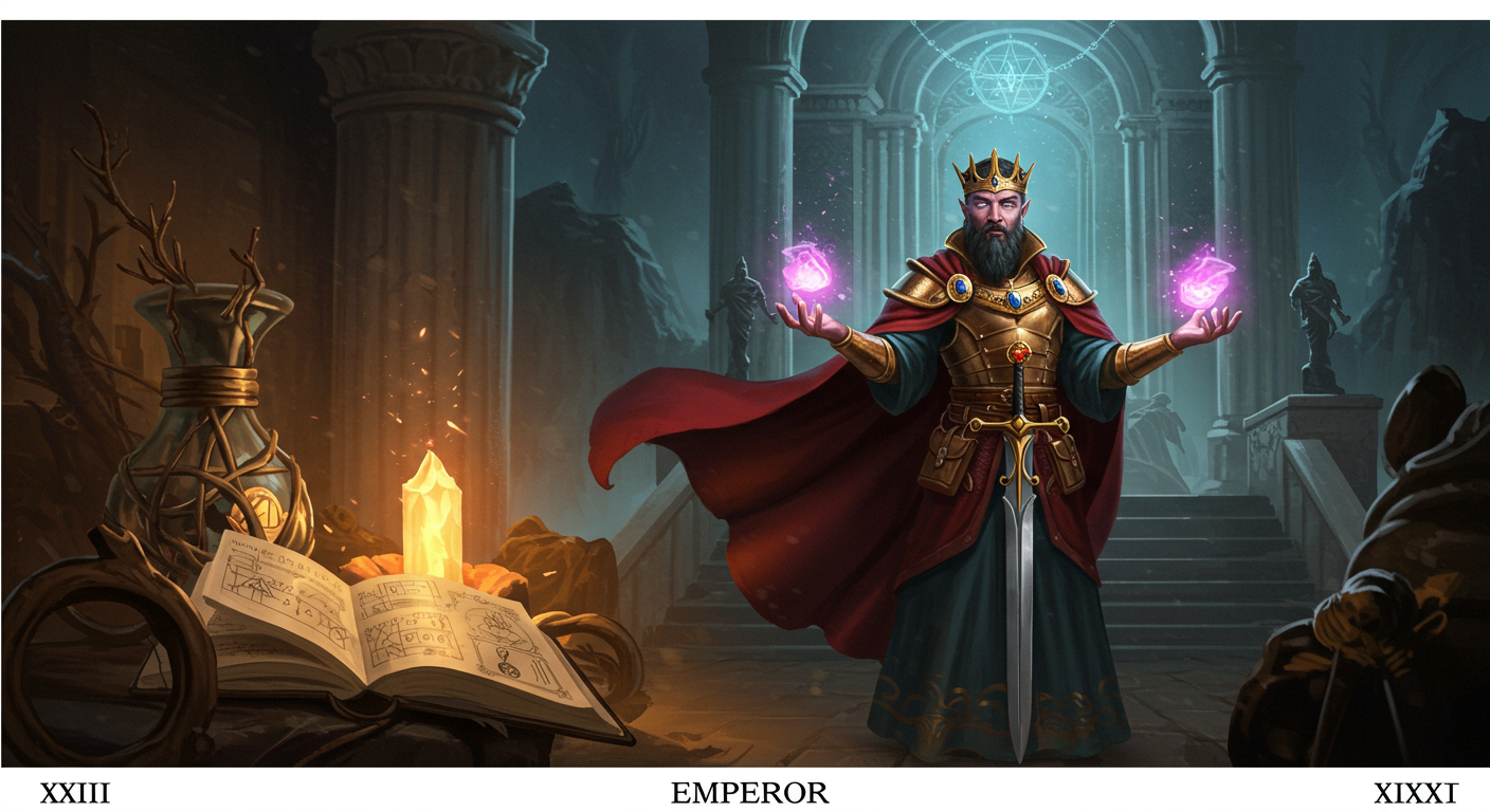Emperor Tarot Love: Authority & Stability