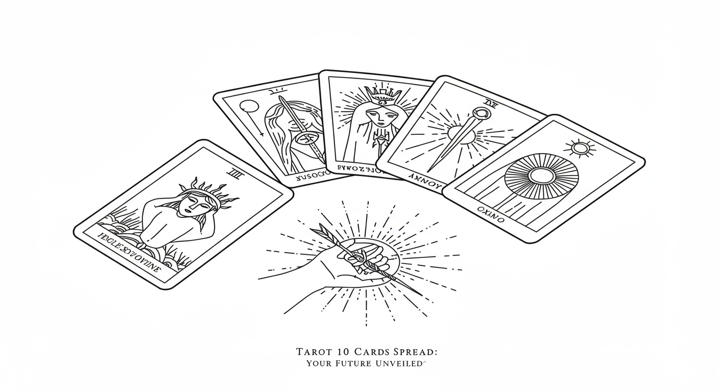 Tarot 10-Card Spread: Your Future Unveiled