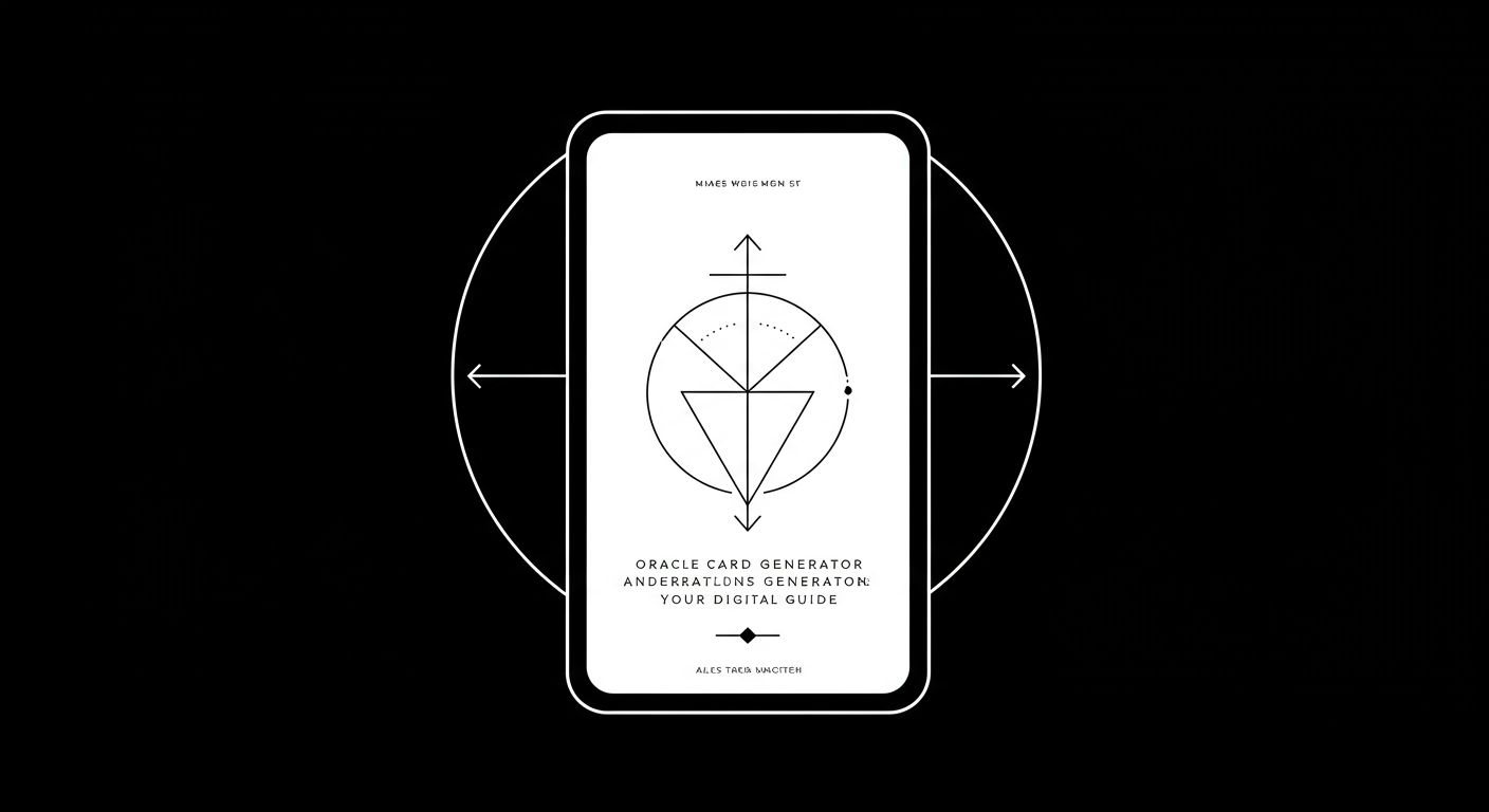 Oracle Card Generator: Your Digital Guide