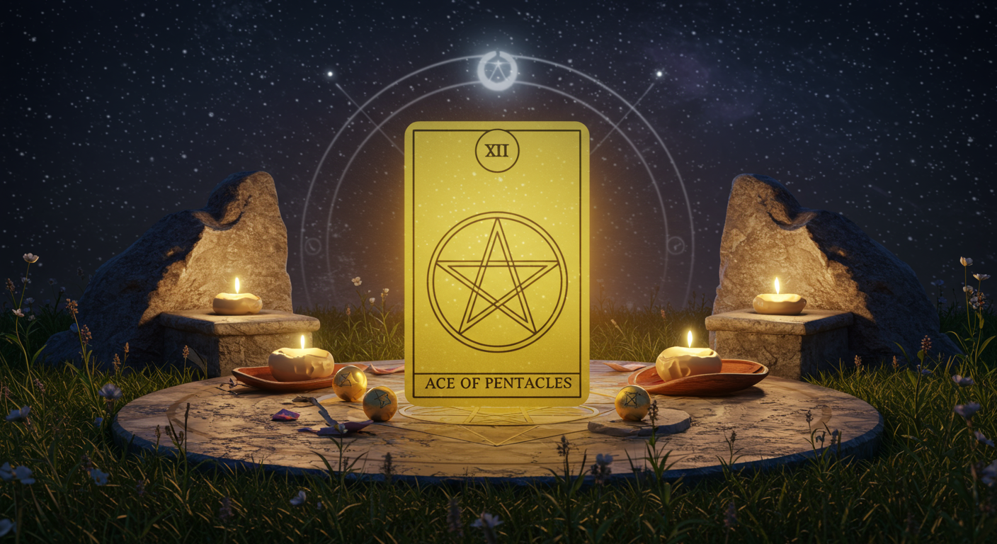 Ace of Pentacles: New Beginnings & Earthly Gains