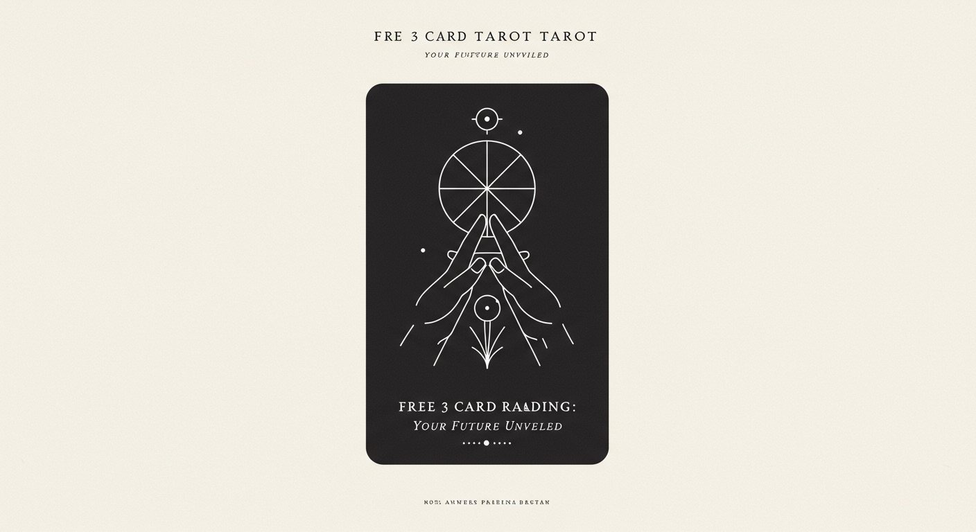 Free 3-Card Tarot: Your Future Unveiled