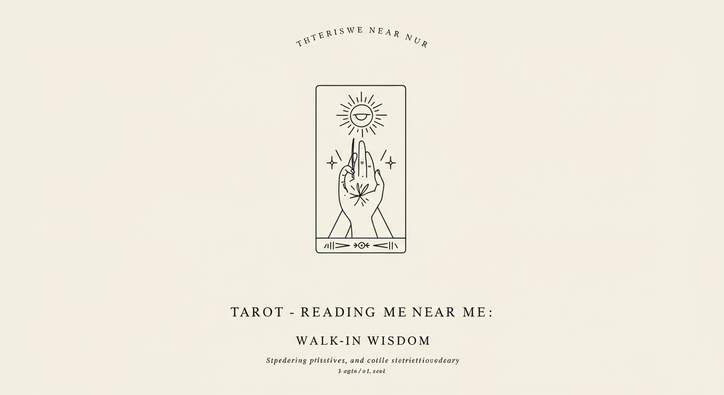 Tarot Reading Near Me: Walk-In Wisdom