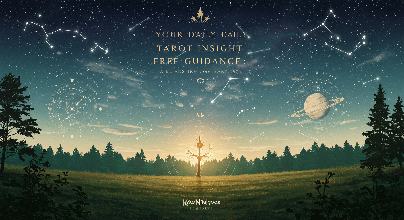Your Daily Tarot Insight: Free Guidance