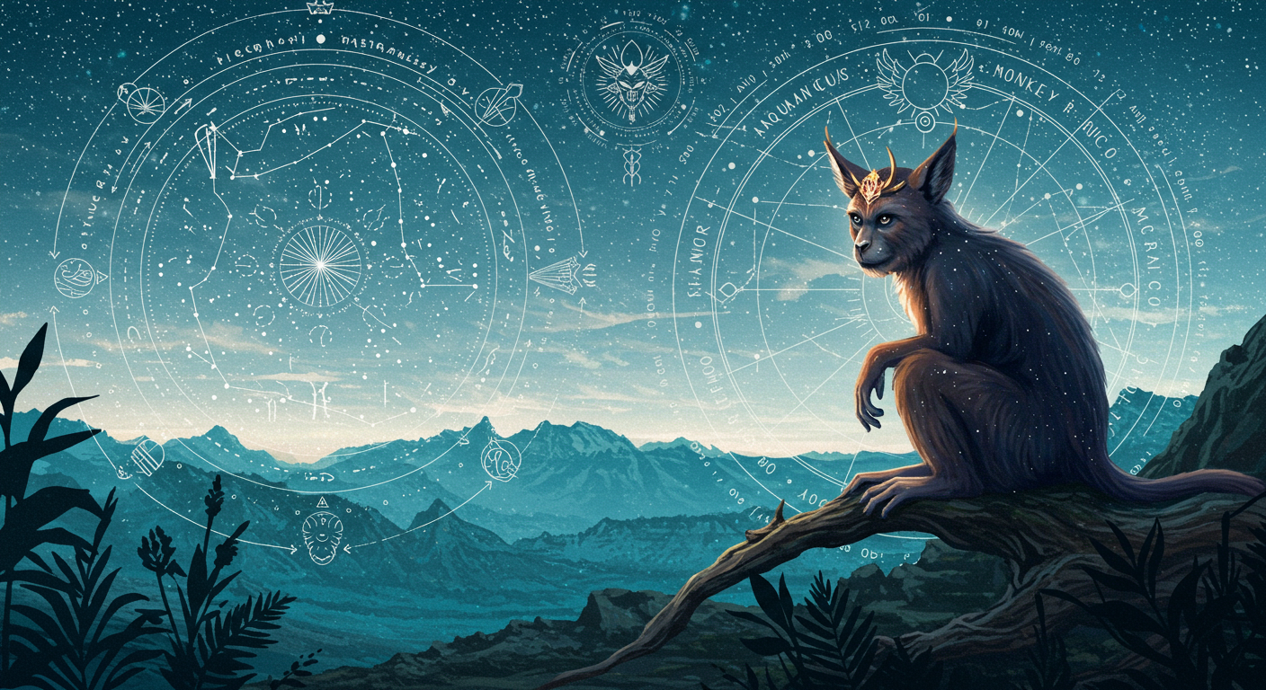 Aquarius Monkey: Cosmic Rebel's Guide