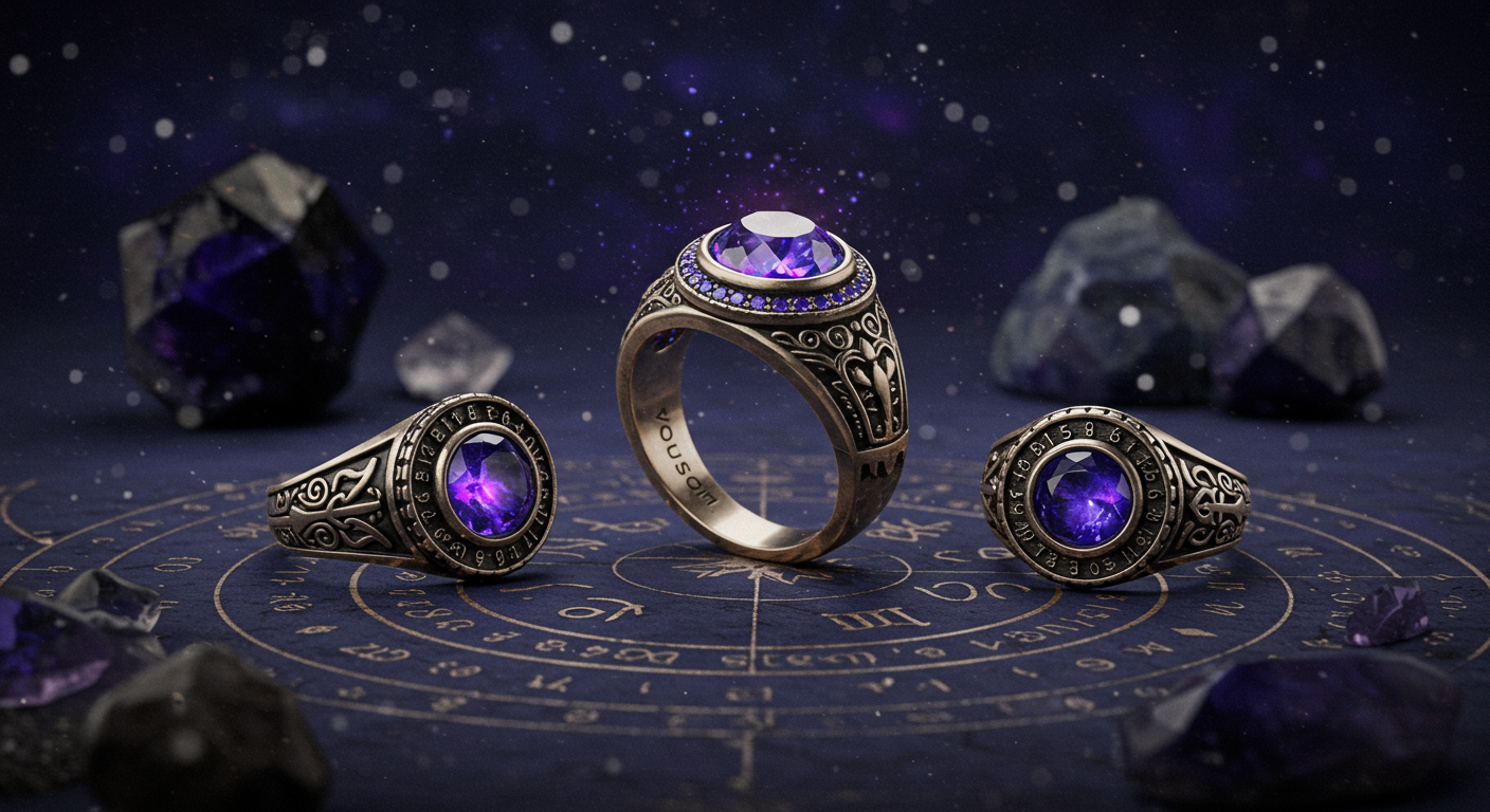 Astrology Rings for Men: Cosmic Style