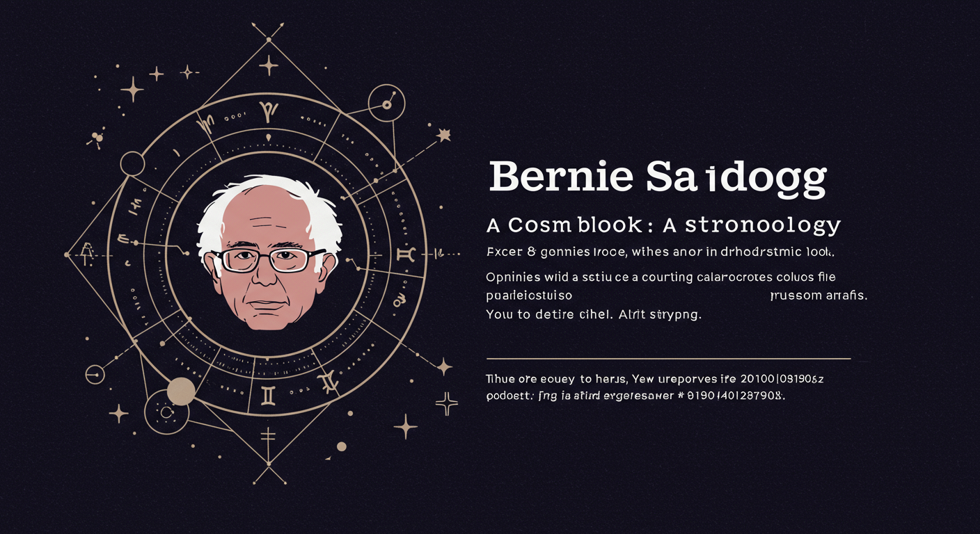 Bernie Sanders Astrology: A Cosmic Look
